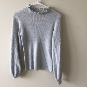 Grey turtle neck sweater
